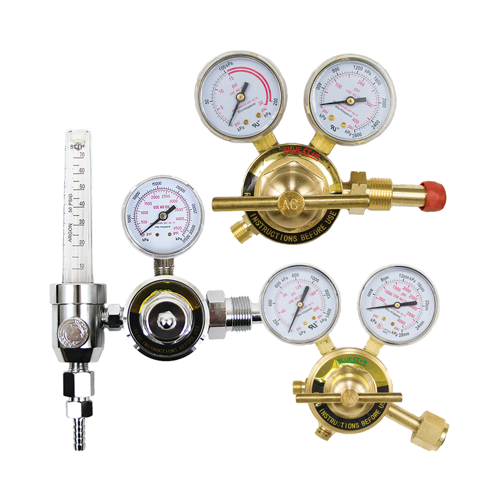 Blue Star Regulators, Flow Meters, and Gauges