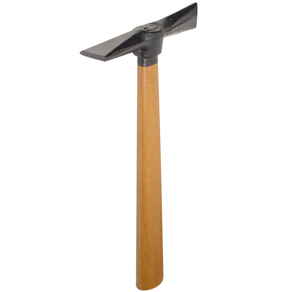 Qwork Welding Chipping Hammer, 14oz, Two-head Hammer with Wooden Handle,  Welding Cleansing and Crushed Ice